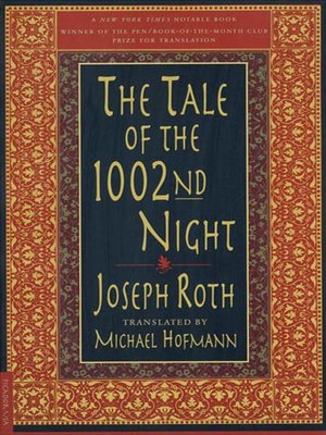 cover image of The Tale of the 1002nd Night